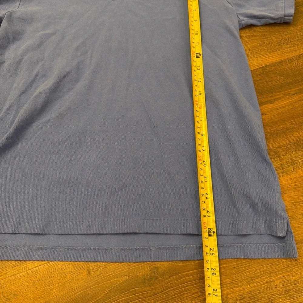 Polo Ralph Lauren Mens XL 18-20 Blue Classic Fit Short Sleeve Pique Polo Shirt